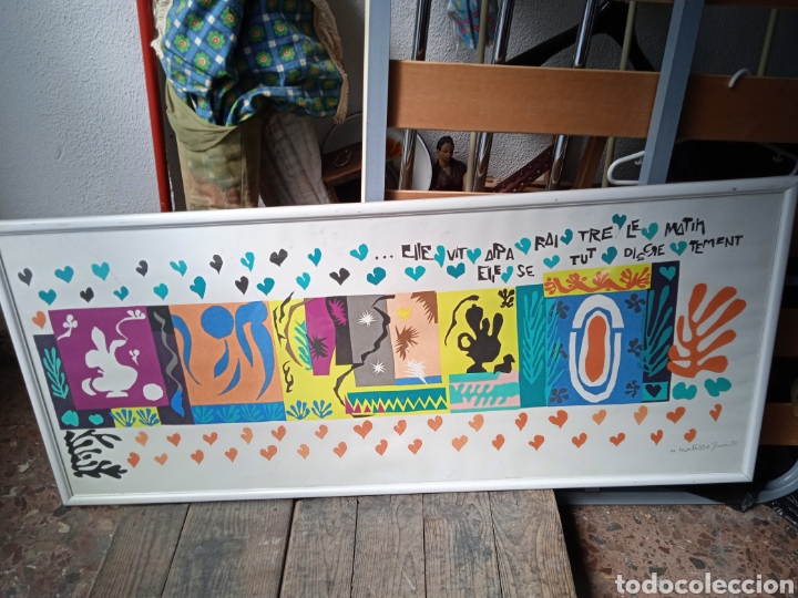 Arte: Litograf&iacute;a en plancha de Henry matisse - Foto 1