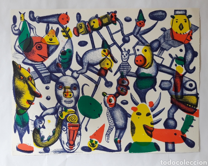 Arte: JAVIER PAGOLA , LITOGRAFIA - Foto 2