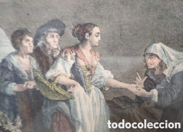Arte: Litograf&iacute;a original Barroca con sellos - Foto 4