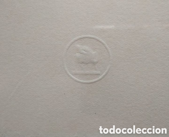 Arte: Litograf&iacute;a original Barroca con sellos - Foto 9