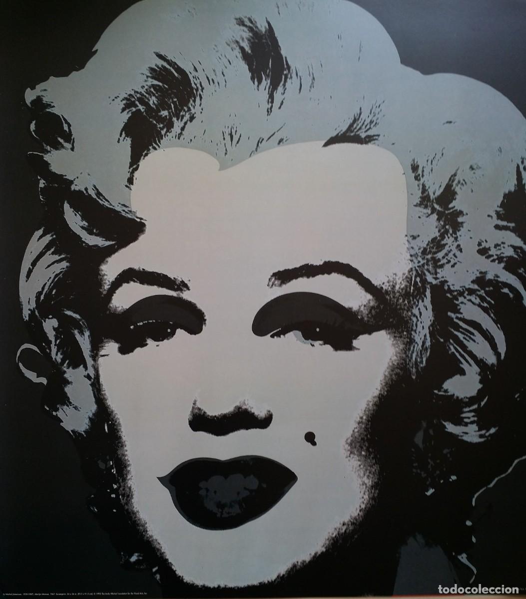 Arte: Andy Warhol: Black Marilyn / 97 x 97 cm. - Foto 1