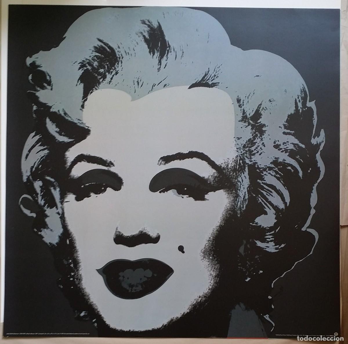 Arte: Andy Warhol: Black Marilyn / 97 x 97 cm. - Foto 2