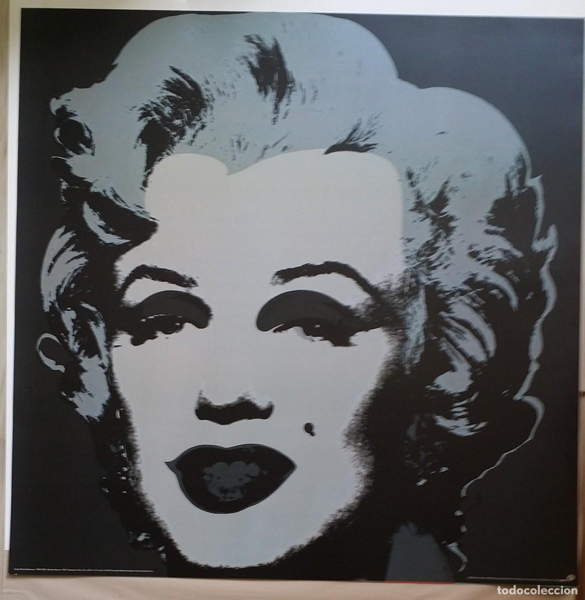 Arte: Andy Warhol: Black Marilyn / 97 x 97 cm. - Foto 3