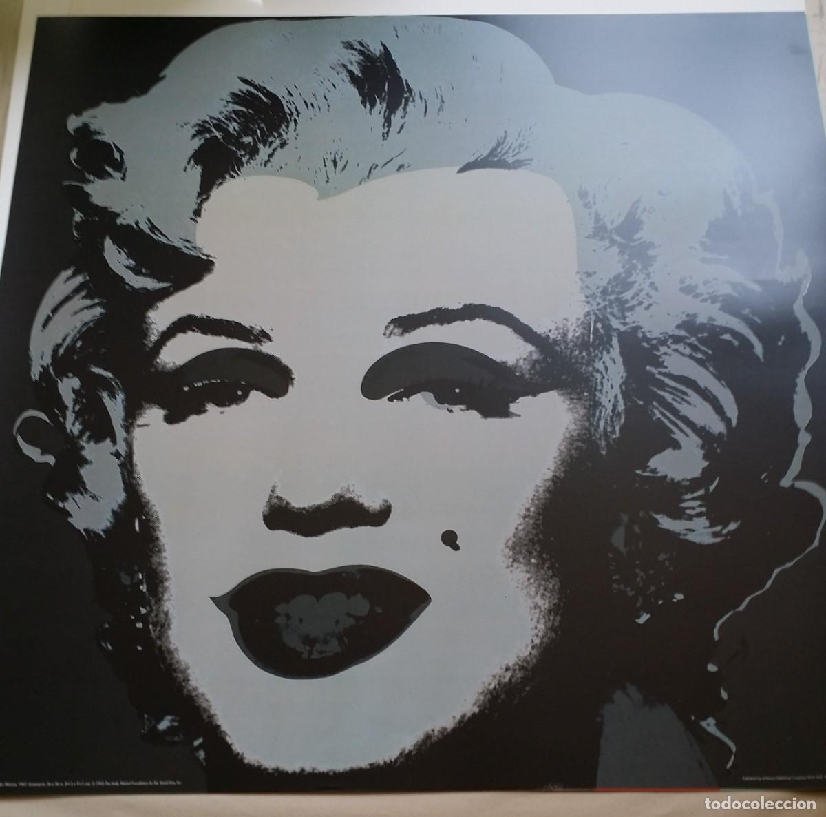 Arte: Andy Warhol: Black Marilyn / 97 x 97 cm. - Foto 4