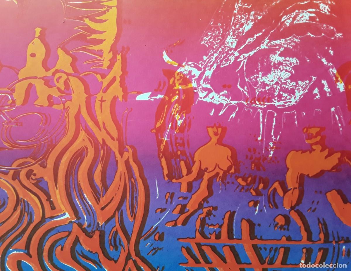 Arte: LSD, Composicion psicod&eacute;lica de 1973, firmada - Foto 4