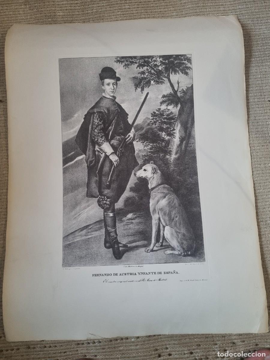 Arte: LITOGRAFIA FERNANFO DE AUSTRIA - Foto 3