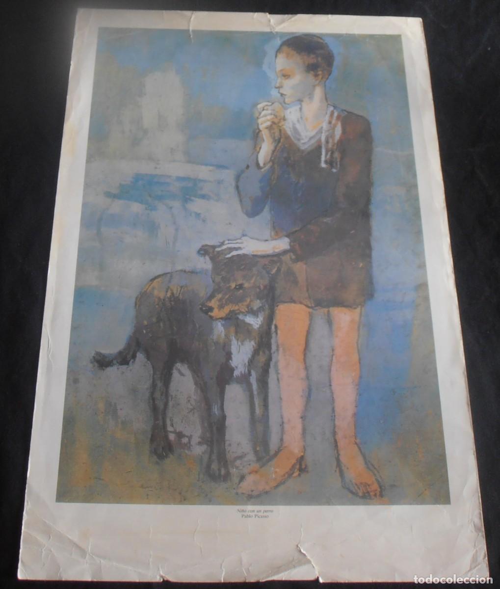 Arte: NI&Ntilde;O CON UN PERRO, PABLO PICASSO - Foto 1