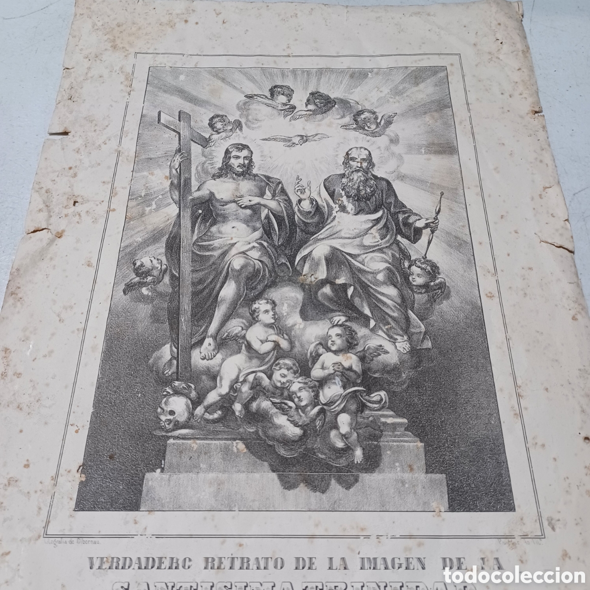 Arte: Litogragia Sant&iacute;sima Trinidad de Gibernau? - Foto 2