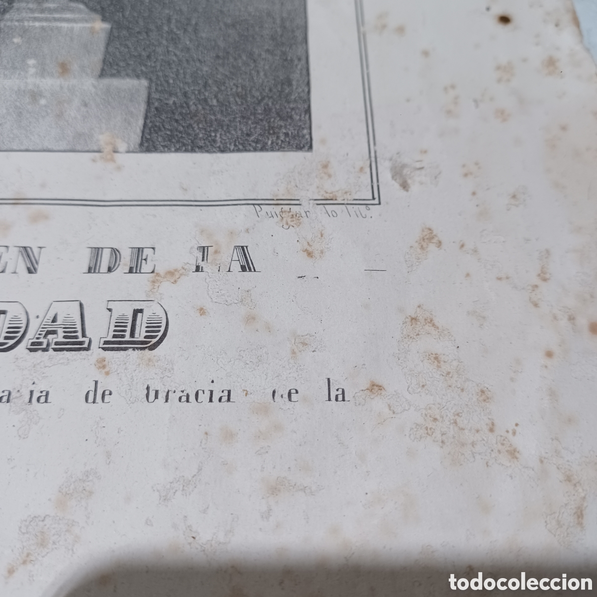 Arte: Litogragia Sant&iacute;sima Trinidad de Gibernau? - Foto 5
