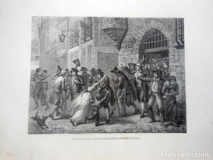 Arte: LIBERTAD DE LAS PERSONAS ENCARCELADAS DURANTE EL TERROR. H RENAUD INV, JONWARD