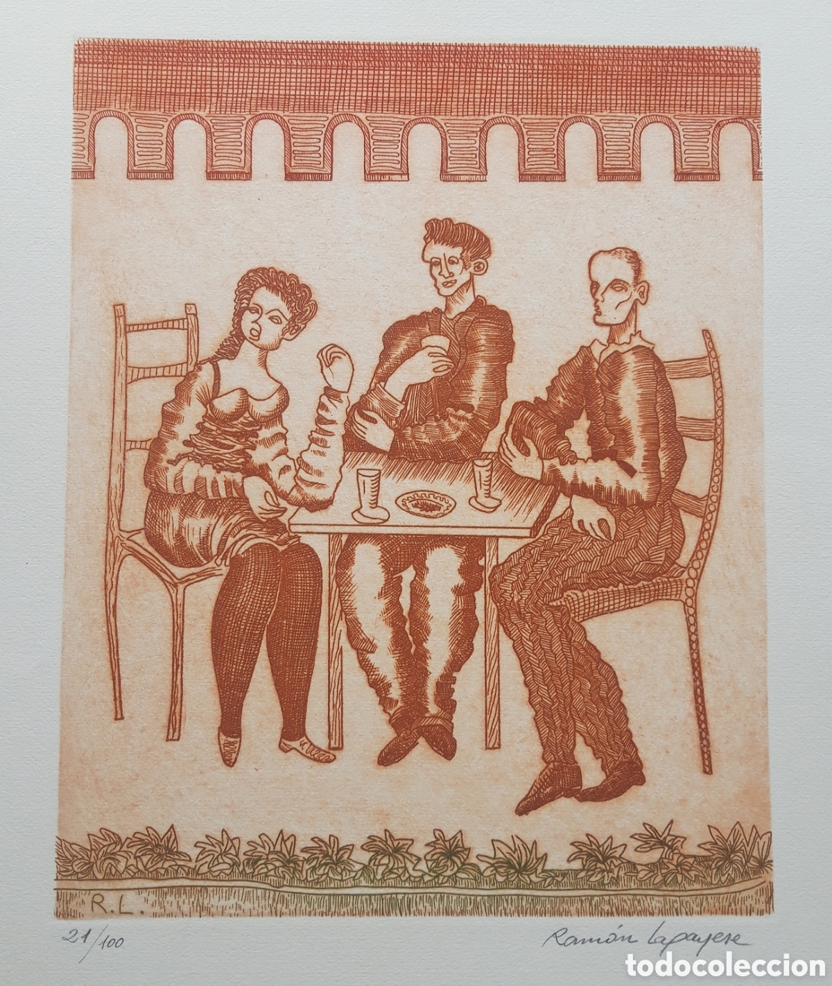 Arte: Ram&oacute;n Lapayese: &rdquo;Taberna&rdquo; (1982) - Foto 1