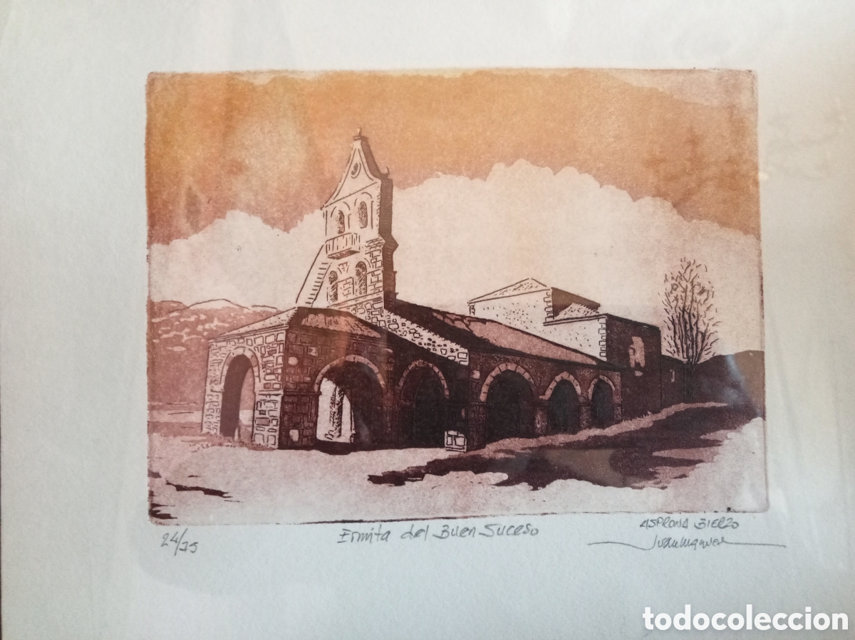 Arte: LITOGRAF&Iacute;A ERMITA DEL BUEN SUCESO - Foto 2