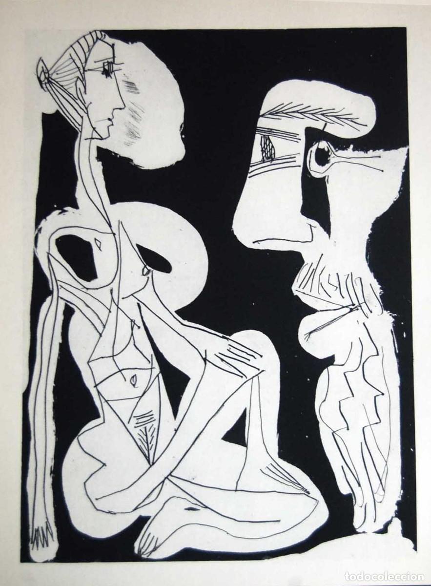 Arte: PABLO PICASSO - Litografia offset- Edition Harry. H. Abrams 1966 - Foto 1