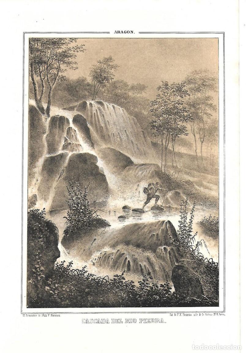 Arte: Cascada del R&iacute;o Piedra en Arag&oacute;n