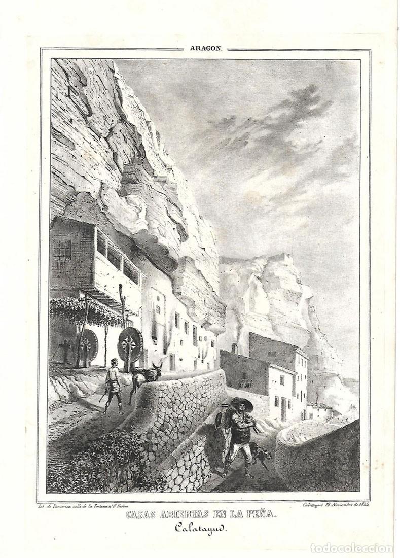 Arte: Casas abiertas en la pe&ntilde;a en Calatayud, Arag&oacute;n