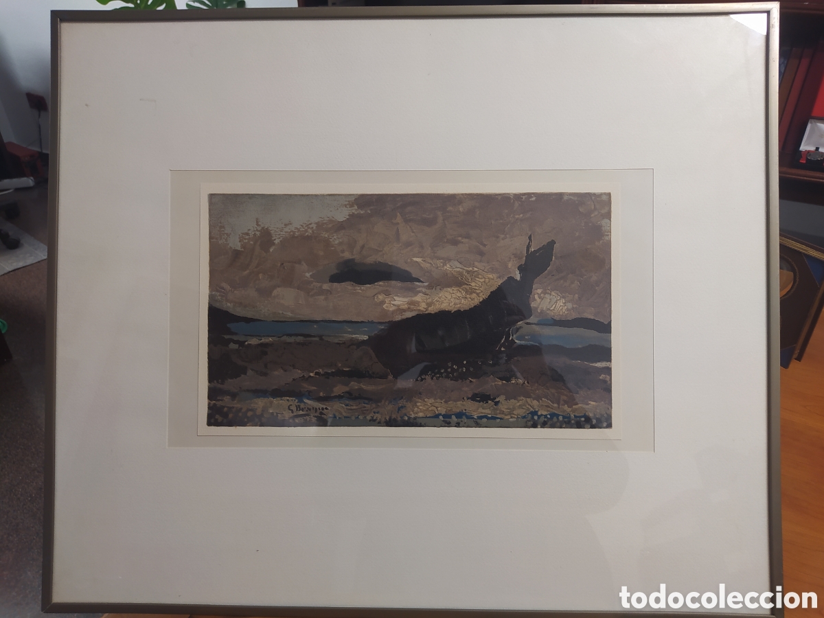 Arte: LITOGRAF&Iacute;A GEORGE BRAQUE enmarcada - Foto 1