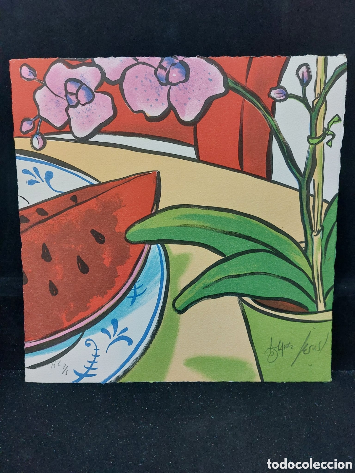 Arte: MARC. JESUS LITOGRAFIA ORIGINAL FIRMADA ENUMERADA. 30X30