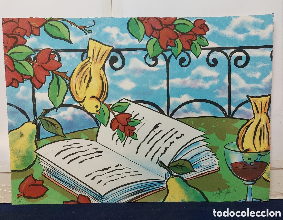 Art: MARC. JESUS. LITOGRAFIA ORIGINAL 46X67 BAT.