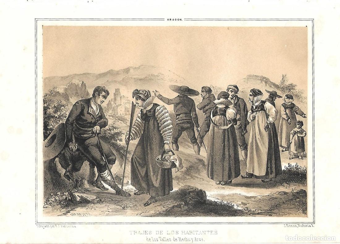 Arte: Traje de los Habitantes de los Valles de Hecho y Ans&oacute; en Arag&oacute;n
