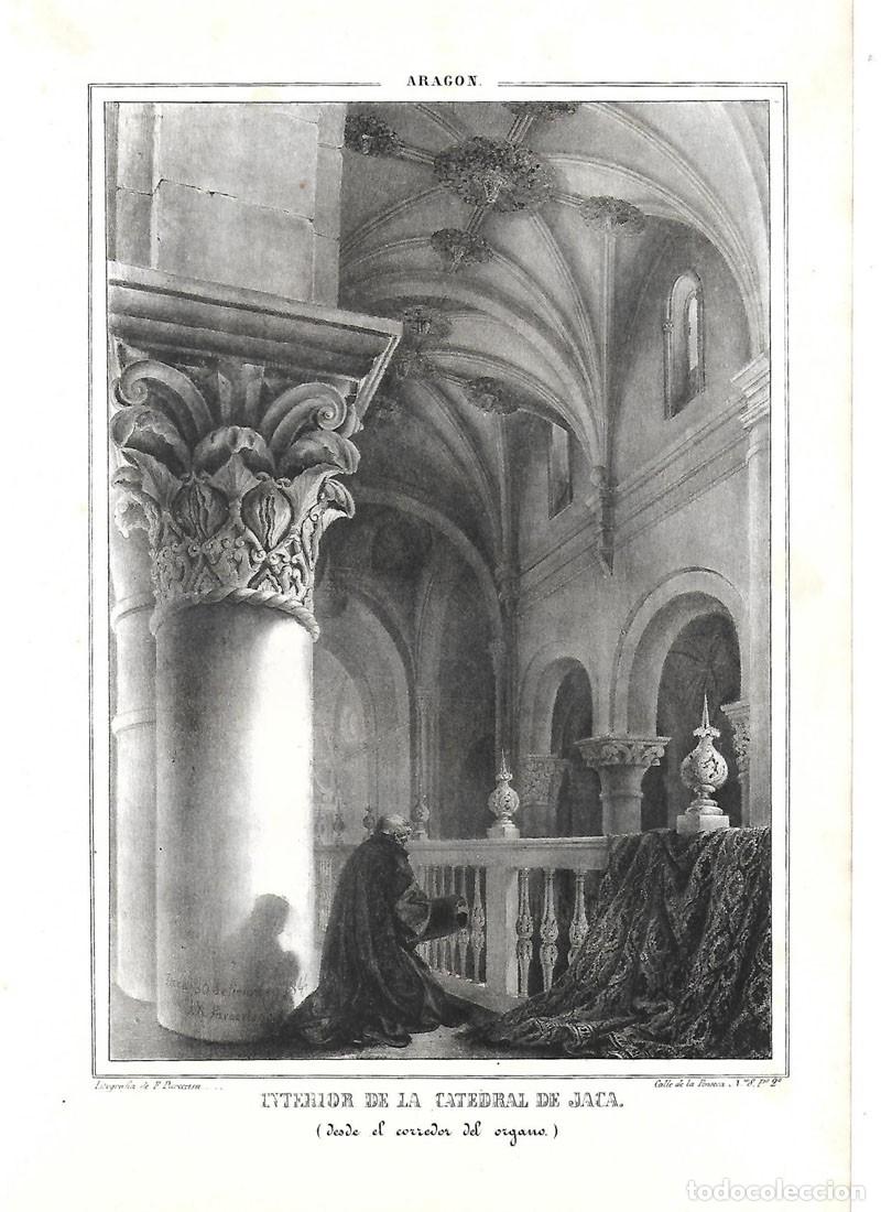 Arte: Interior de la Catedral de Jaca en Arag&oacute;n - Foto 1