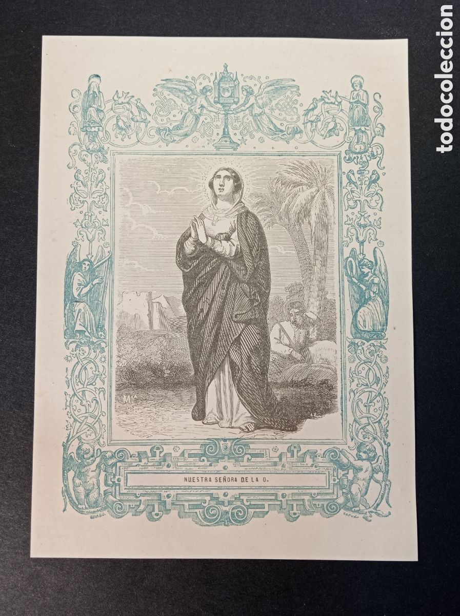Arte: ANTIGUA LITOGRAF&Iacute;A NUESTRA SE&Ntilde;ORA DE LA O. 1853