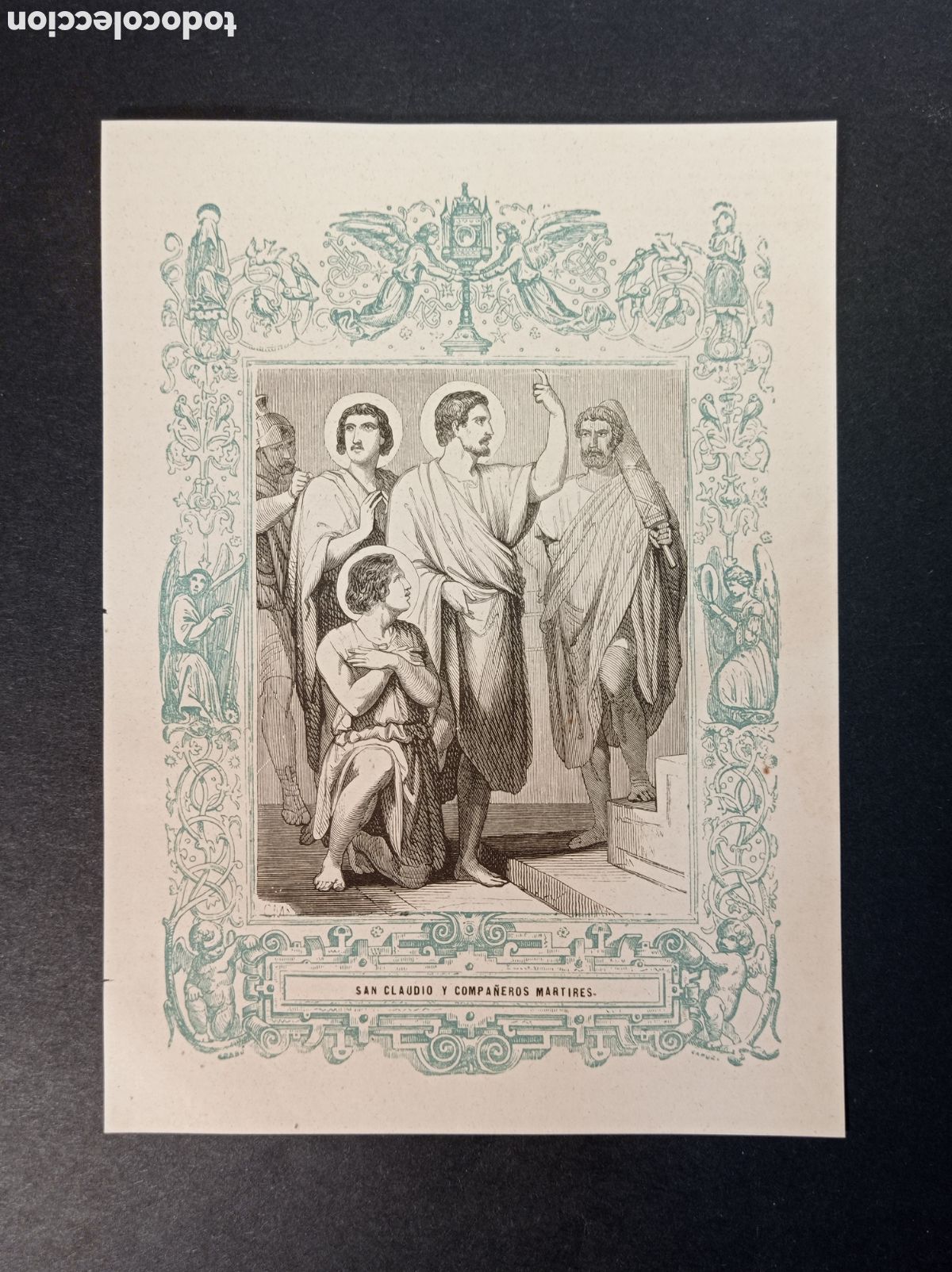 Arte: ANTIGUA LITOGRAF&Iacute;A SAN CLAUDIO Y COMPA&Ntilde;EROS M&Aacute;RTIRES 1853