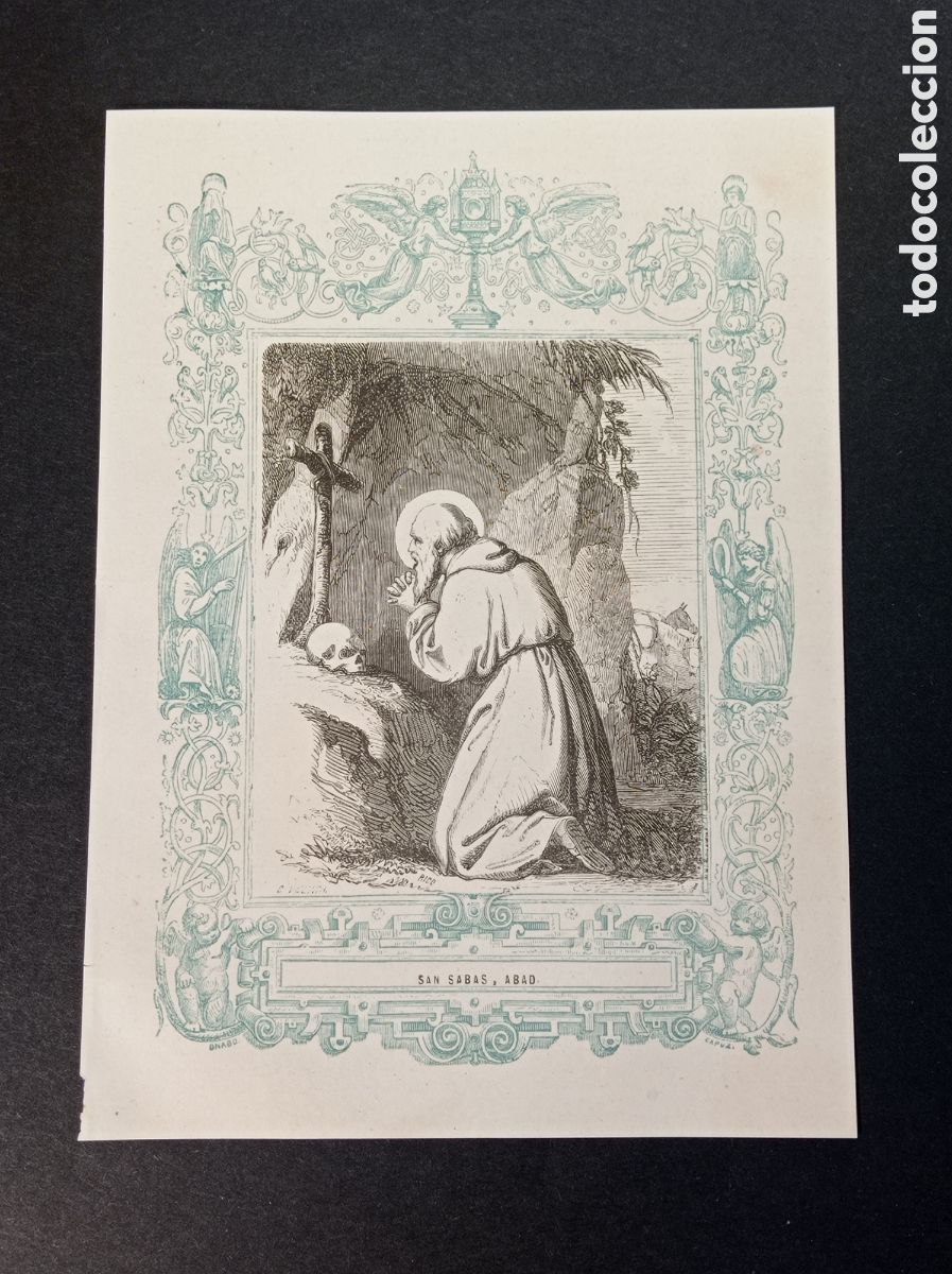 Arte: ANTIGUA LITOGRAF&Iacute;A SAN SABAS ABAD 1853