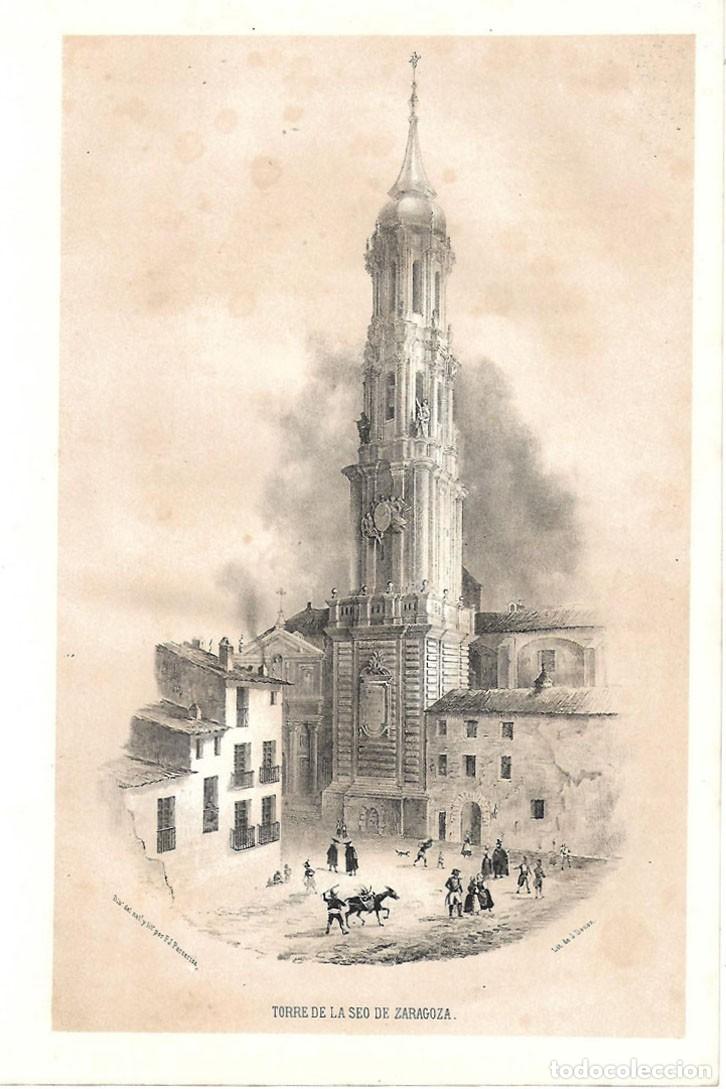 Arte: Torre de la Seo en Zaragoza - Foto 1