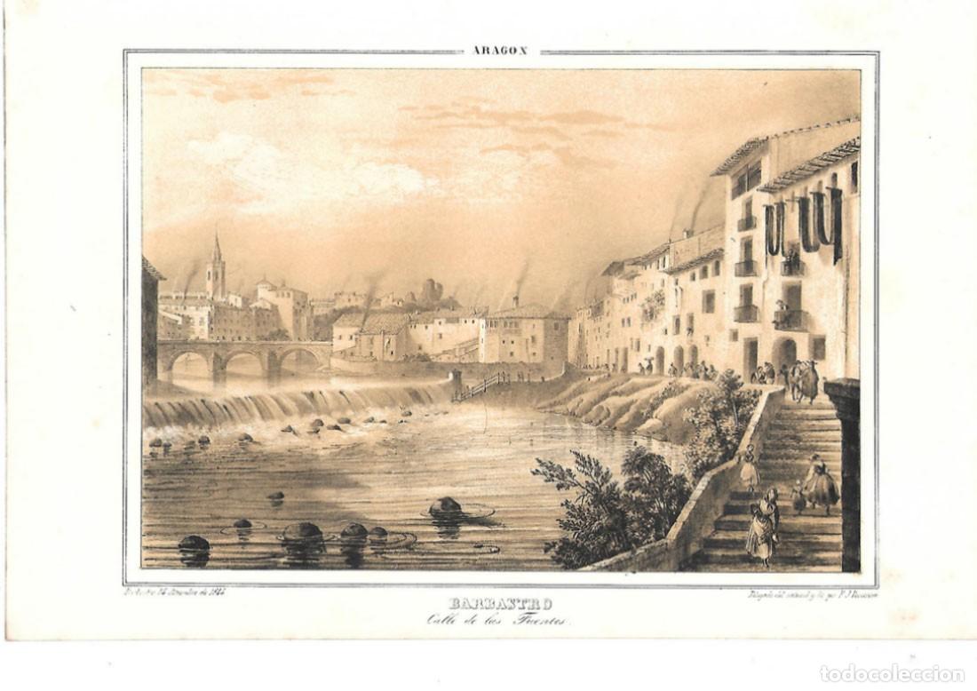 Arte: Calle de la Fuentes en Barbastro, Arag&oacute;n