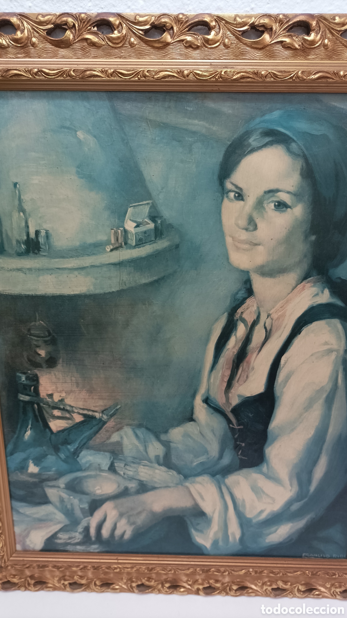 Arte: Cuadro litograf&iacute;a Francisco Ribe