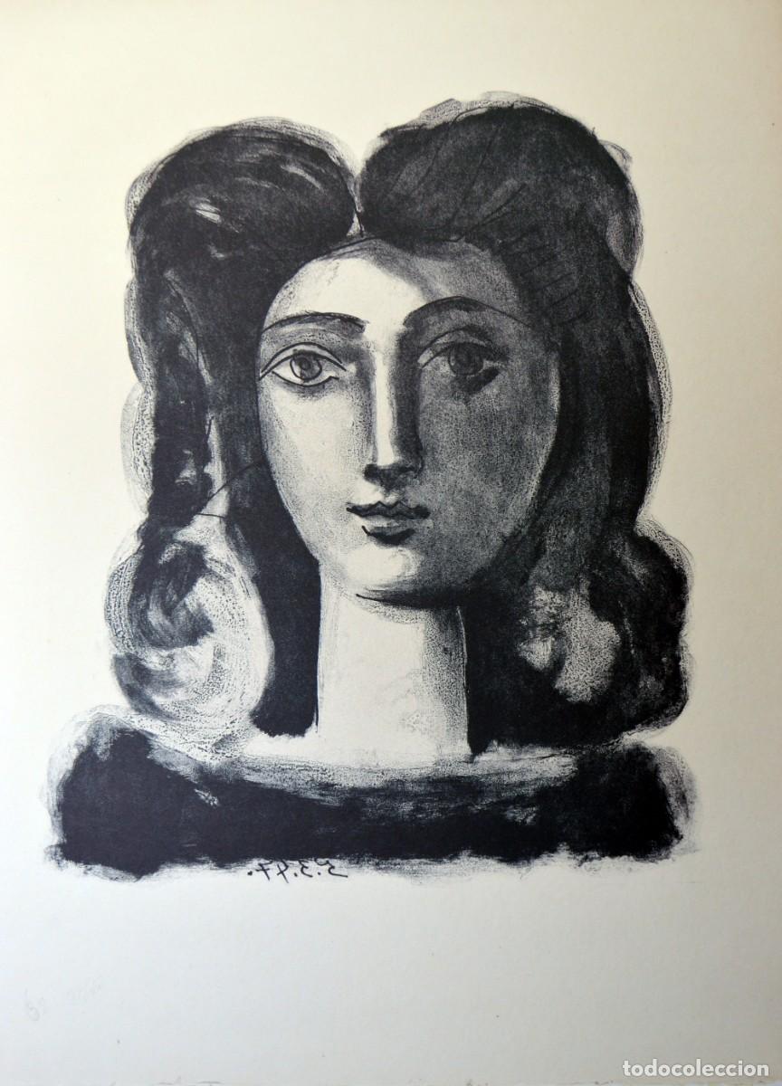 Arte: PABLO PICASSO - Retrato de mujer - Foto 1