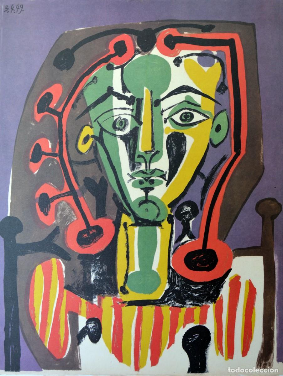 Arte: PABLO PICASSO - Retrato de mujer - Foto 1