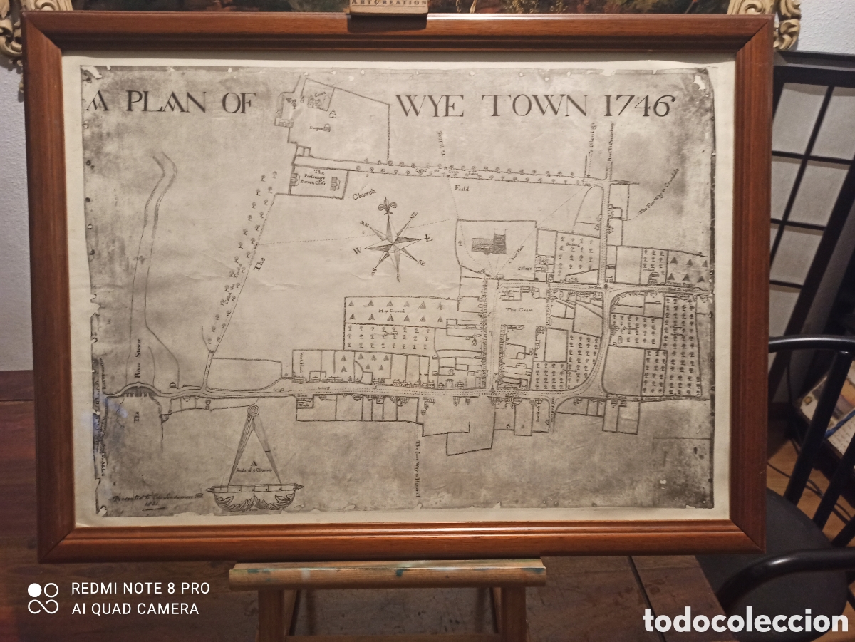 Arte: Litograf&iacute;a del Plano de la ciudad de KYE.