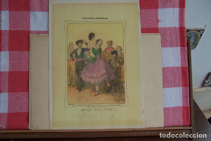 Kunst: LITOGRAFIA DE DON ANTONIO CHAMAN POR C. SANTIGOSA, BAILE DEL VITO