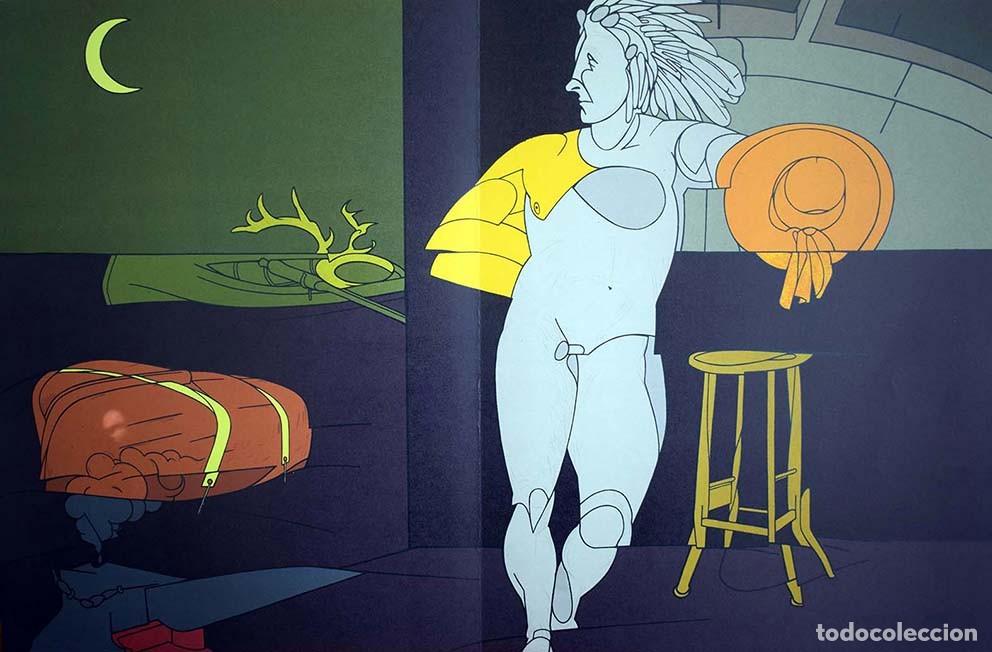 valerio adami - litografia original derriere le - Buy Antique