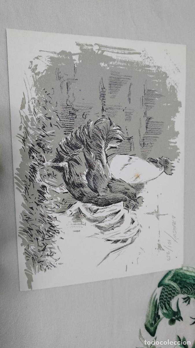 Arte: ALFREDO ENGUIX, LITOGRAFIA ORIGINAL NUMERADA, FIRMADA Y DEDICADA