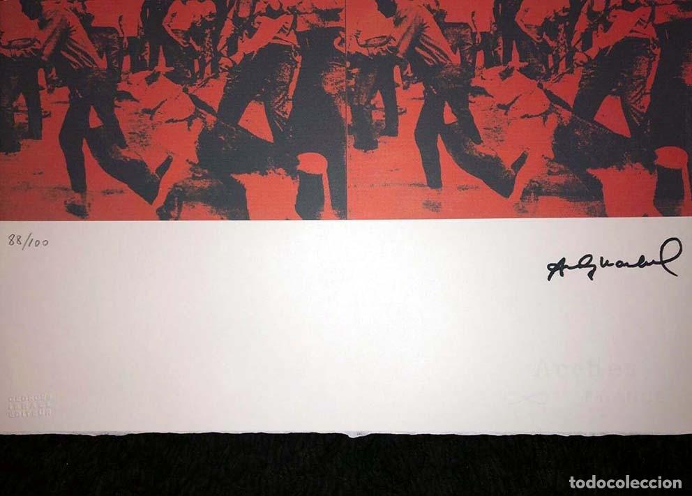 Arte: ANDY WARHOL - Litografia Ed. limitada 100 ejemplares. - Foto 3