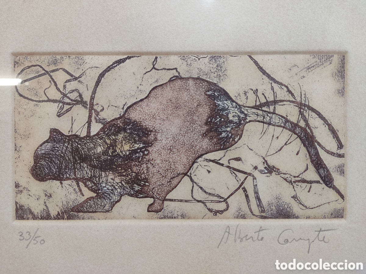 Arte: C-1306. ALBERTO COMPTE. LITOGRAFIA. - Foto 3