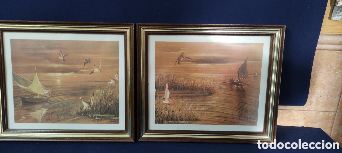 Arte: Cuadros, LAMINAS DE LA ALBUFERA DE VALENCIA - Foto 2