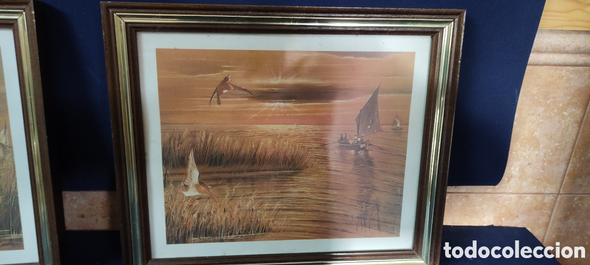 Arte: Cuadros, LAMINAS DE LA ALBUFERA DE VALENCIA - Foto 3