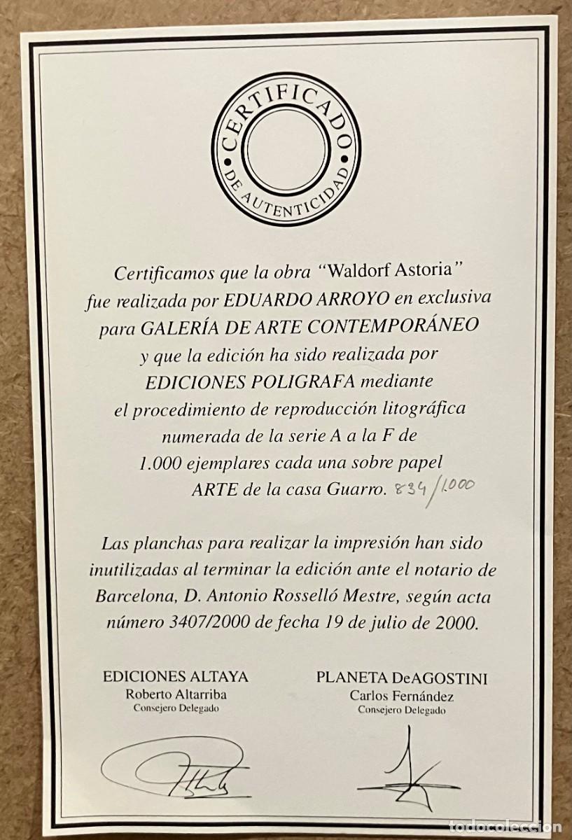 Arte: WALDORF ASTORIA 2000. (ARROYO) - Foto 4