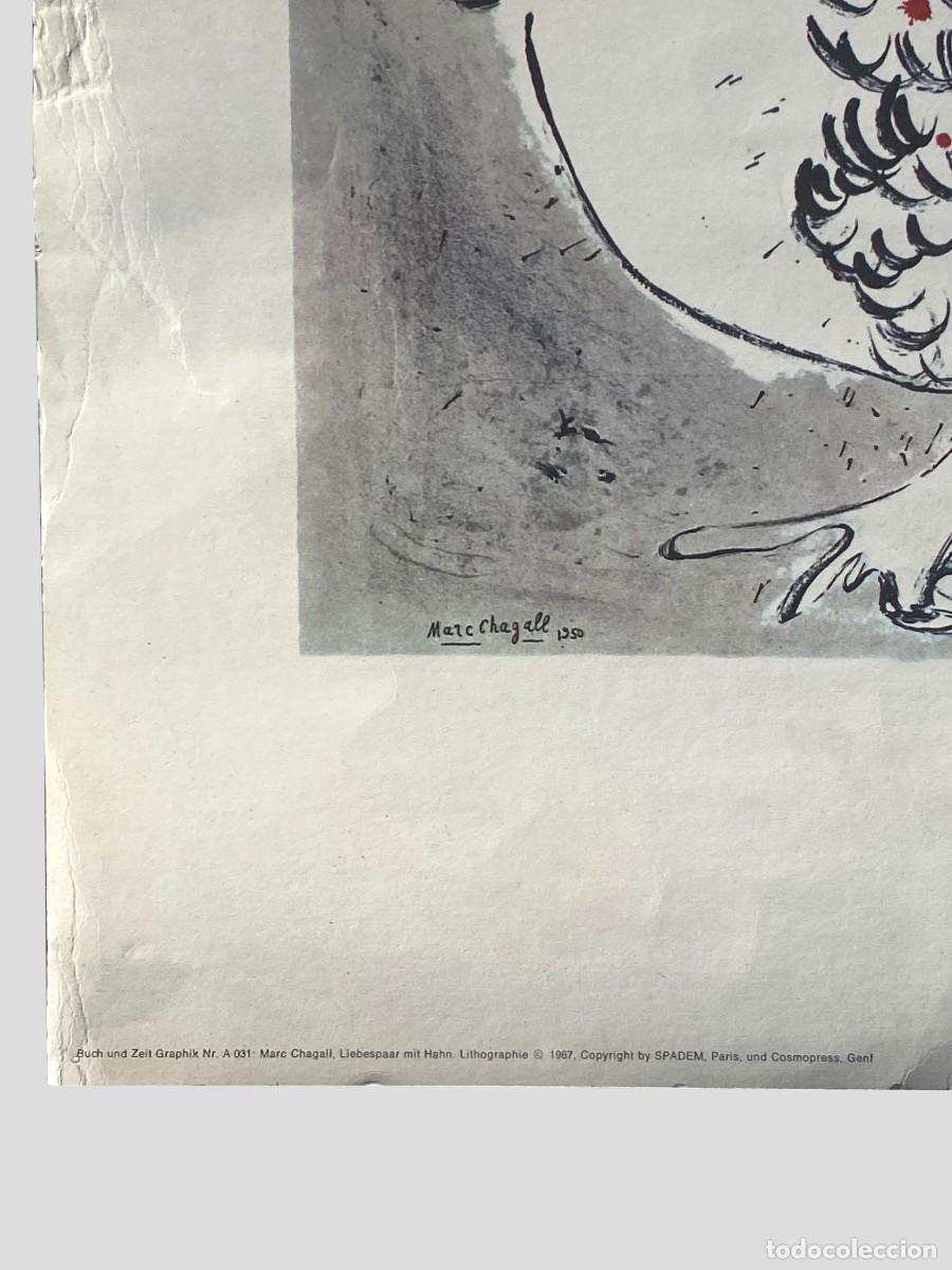 Arte: MARC CHAGALL (1887 &mdash; 1985) Le Cochet Gris - Foto 3
