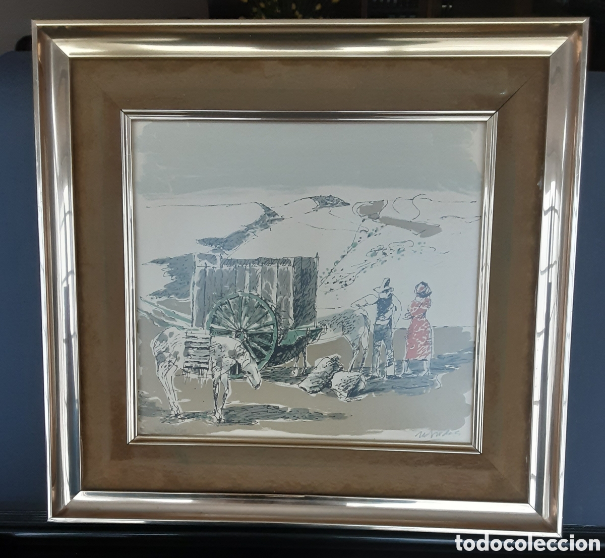 Arte: AGUSTIN REDONDELA - PAISAJE CON FIGURAS