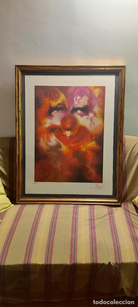 Art: LITOGRAFIA LUCA MONZANI ORIGINAL 11/299 &ldquo;CLOWN&rdquo;