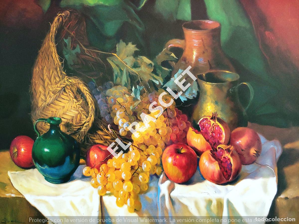 Arte: LITOGRAFIA BODEGON DE FRUTAS - Foto 6