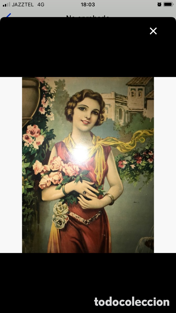 Arte: Cuadro estampa antiguo - Foto 2