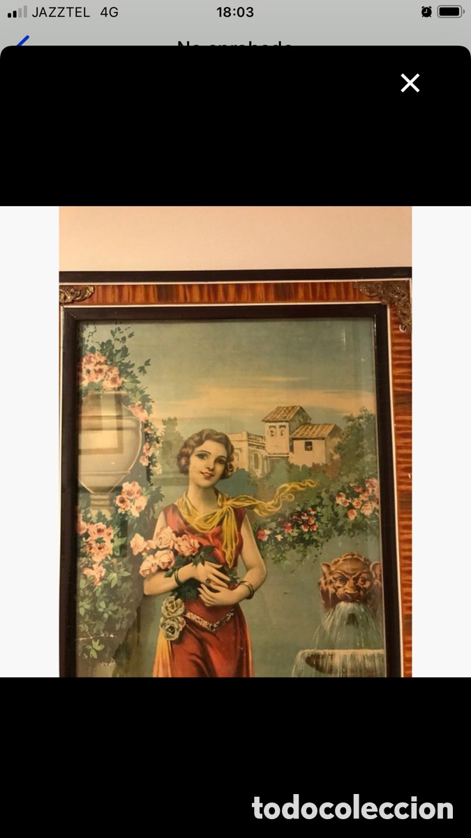 Arte: Cuadro estampa antiguo - Foto 3