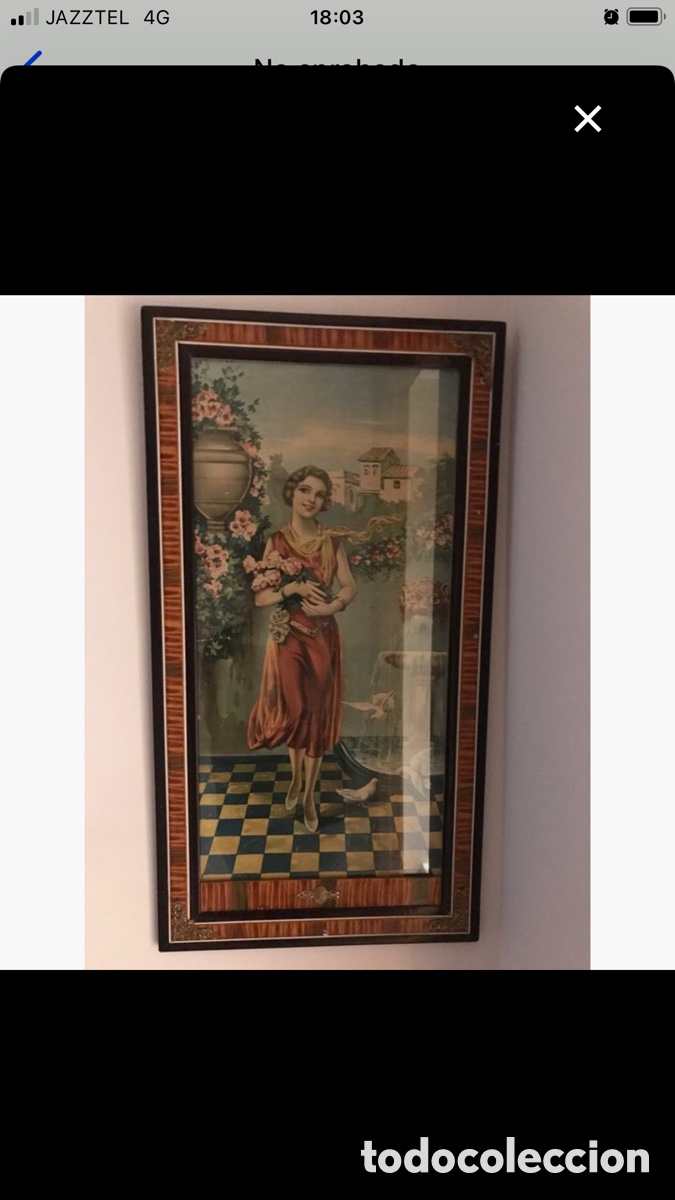 Arte: Cuadro estampa antiguo - Foto 6