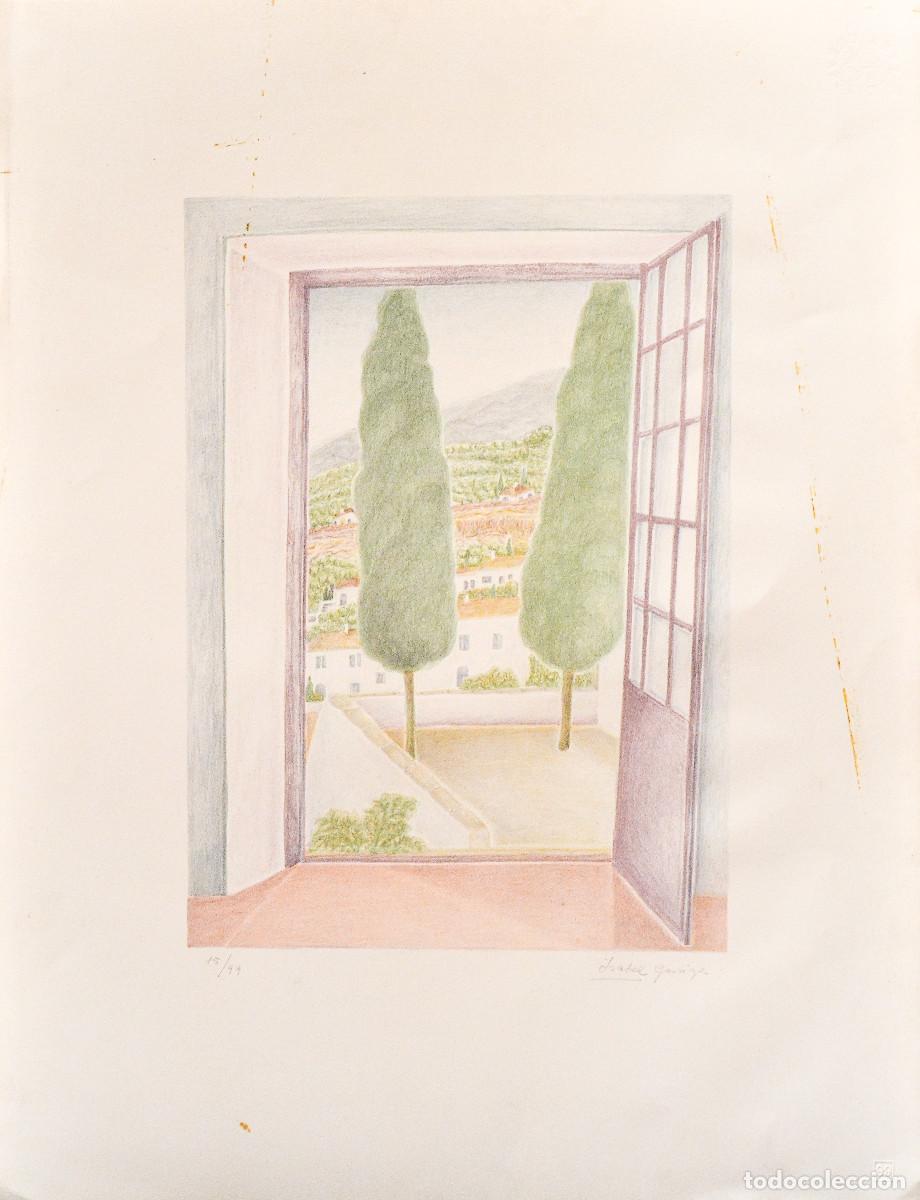 Arte: Isabel Garriga (1925-2012). Litograf&iacute;a. - Foto 1