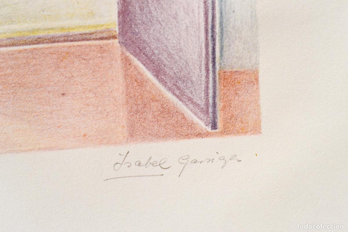 Arte: Isabel Garriga (1925-2012). Litograf&iacute;a. - Foto 2